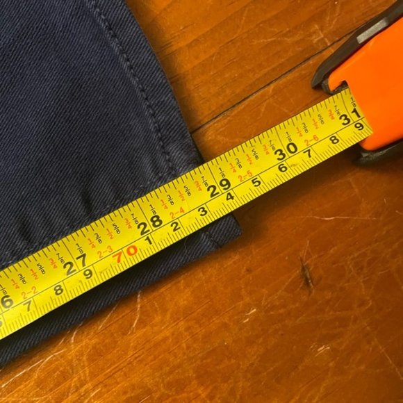 DKNY Dark Blue Navy Straight Leg Pants Jeans 8x30 - Picture 6 of 13